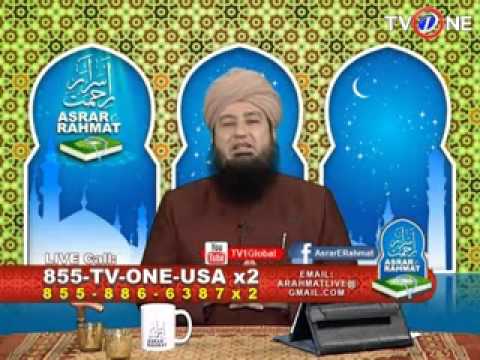 Mufti Muneer’s Fatwa on Junaid Jumshaid’s Issue – Asrar e Rahmat Dec. 07, 2014